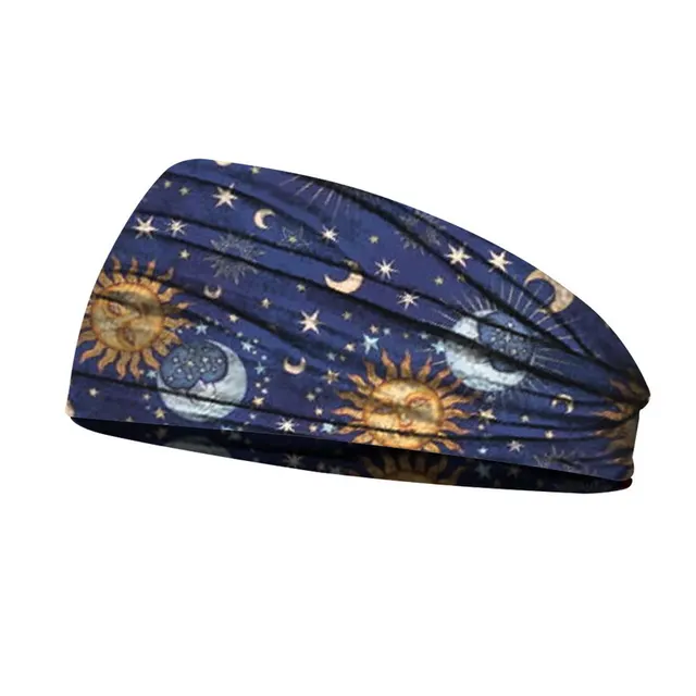 Printed Headband Printed Sports Yoga Fitness Sweat Absorbent Headband Headband U - Shop at LoveMi