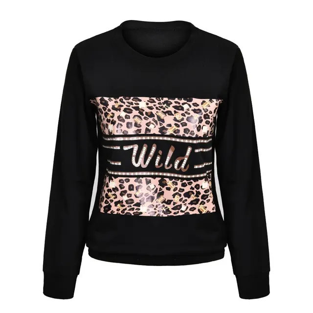 Letter Print Women Blouses And Shirt Spring Autumn Long Black - Shop at LoveMi