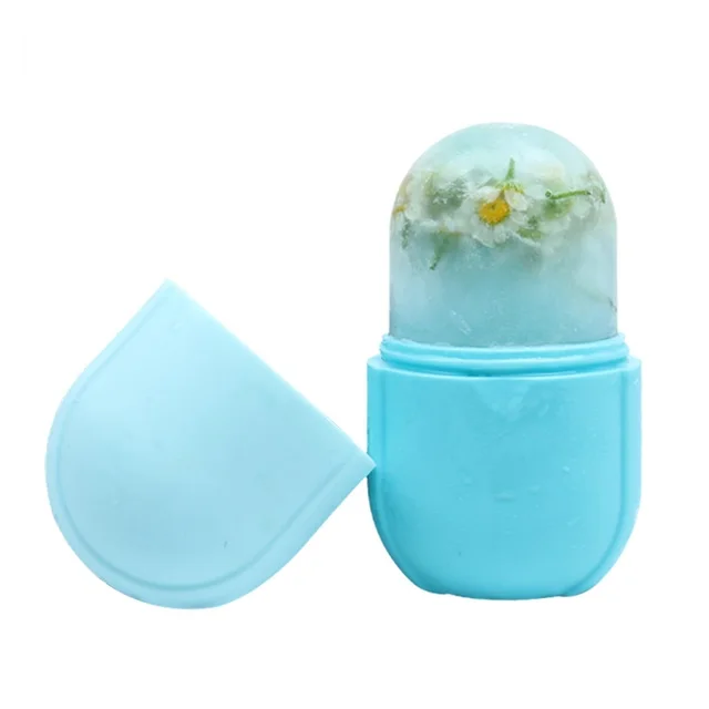 New Product Creative Face Pack Ice Tray Portable Pill Shape Sky Blue Plus Light Blue - Shop at LoveMi