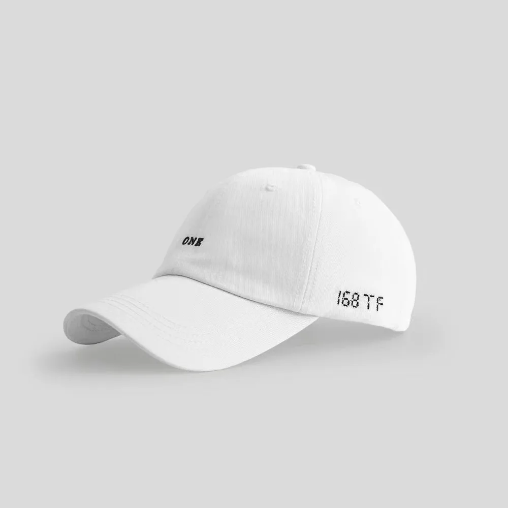 Letter Embroidered Baseball Cap White - Shop at LoveMi