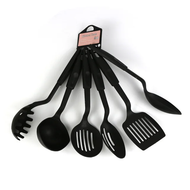 Kitchen Utensils Shovel Spoon Set Non stick Pan Kitchen Utensils Black - Shop at LoveMi