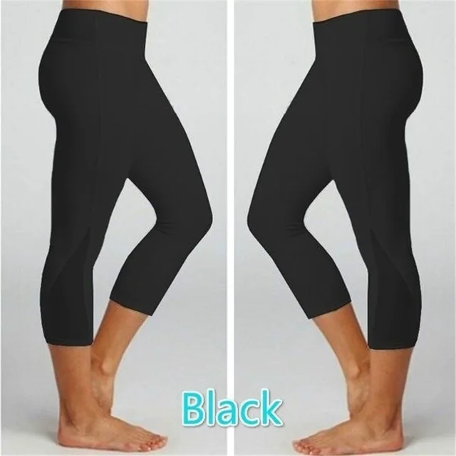 Pure Color Mesh Sexy Tight Yoga Pants Black - Shop at LoveMi