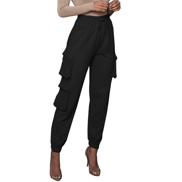 Women Hoodie Pants Trouser Winter Womens Hoodie Pants Sports Pants Lady Black - Shop at LoveMi