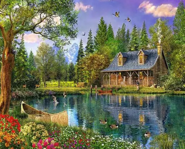 Resorts DIY Painting By Number No Frame - Shop at LoveMi