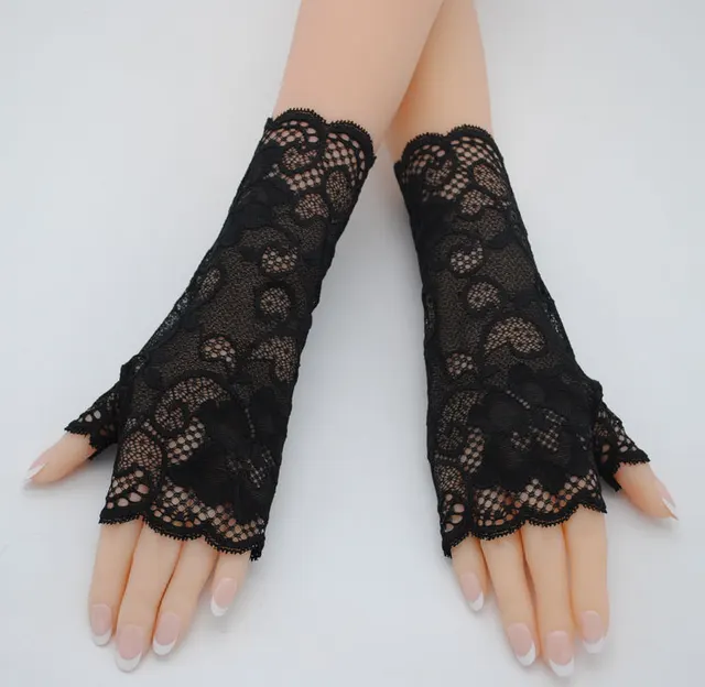 Stretch Lace Gloves Thin And Sexy B - Shop at LoveMi
