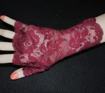 Stretch Lace Gloves Thin And Sexy - K-One Size