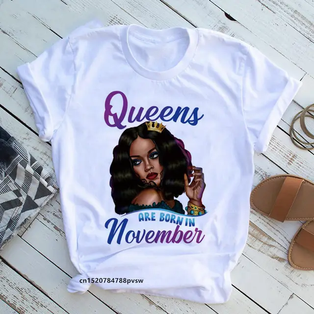 European And American Plus Size Casual Women'S Summer New Style African Black Girl Print Ladies T Shirt Comfortable Modal Loose 11 Style - Shop at LoveMi