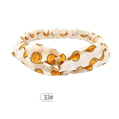 Elastic Cross Hairband Ladies Headband Hair Band Yoga Sports Headband Beige Smile - Shop at LoveMi