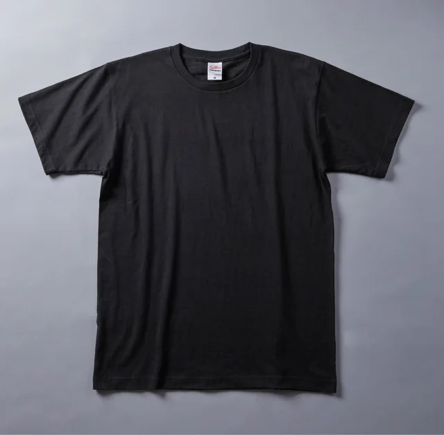 Thicken Solid Color Pure Cotton Thread Parent Child T Shirt Black - Shop at LoveMi