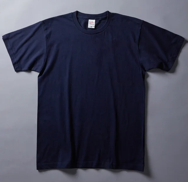 Thicken Solid Color Pure Cotton Thread Parent Child T Shirt Navy - Shop at LoveMi