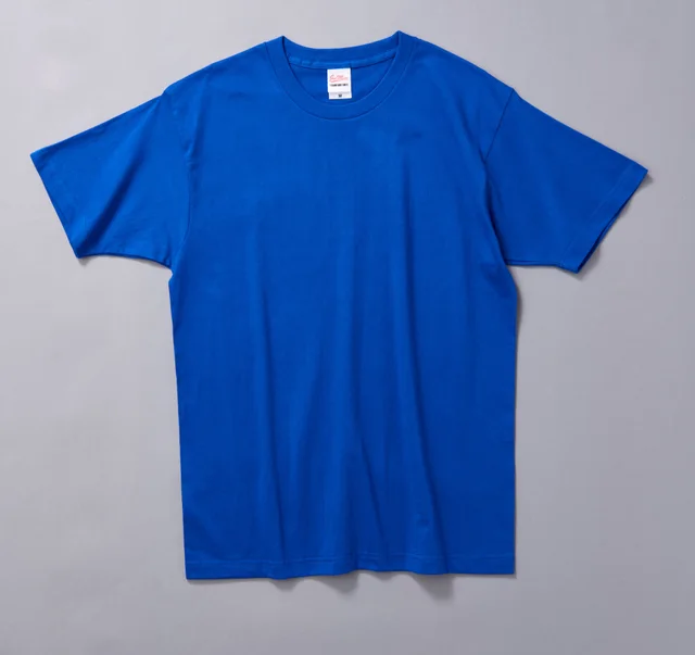 Thicken Solid Color Pure Cotton Thread Parent Child T Shirt Royal Blue - Shop at LoveMi