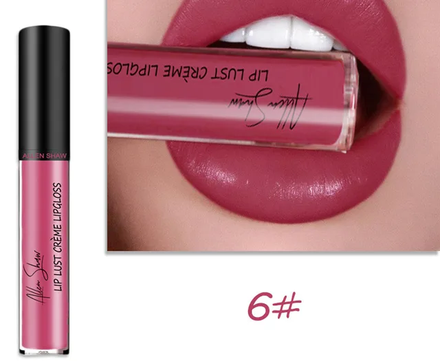 Silky Cream Texture Lip Gloss Shopee Cross Border Exclusive Lip Glaze Lip Gloss Lipstick 6 Color - Shop at LoveMi