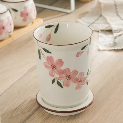 Japanese Style Sakura Chopstick Holder Ceramic Cherry Blossoms - Shop at LoveMi