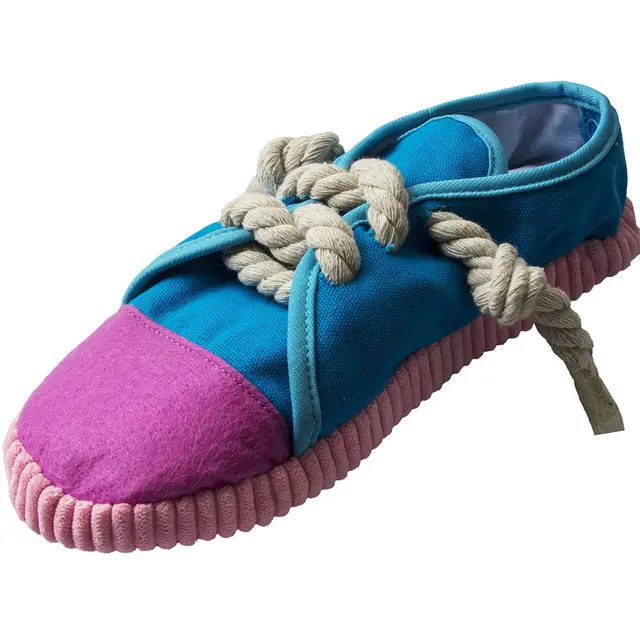 Pet Simulation Canvas Shoes Sounding Toy Blue - Shop at LoveMi