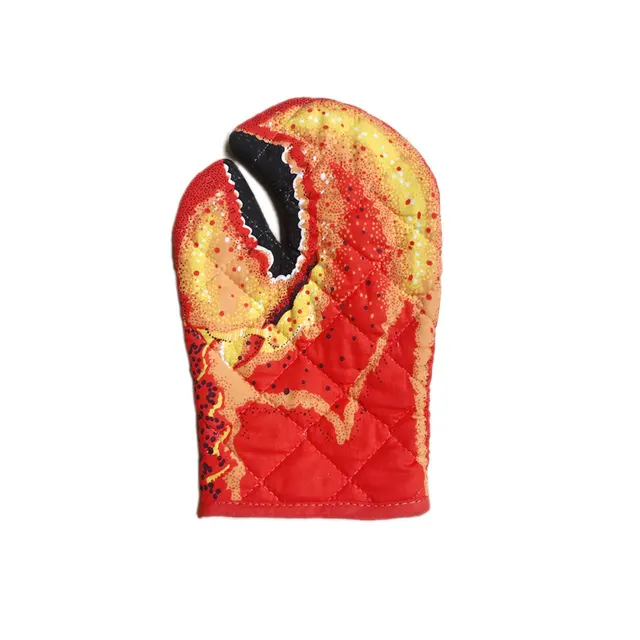 Cotton Oven Gloves, Microwave Oven Anti scald Baking Heat insulating Gloves One Pack - Shop at LoveMi