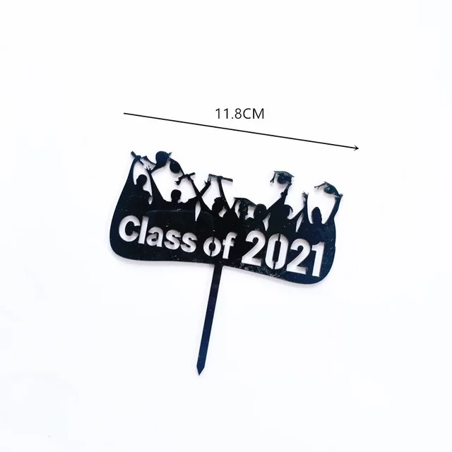 Acrylic Graduation Season Cake Decoration Insert 2 Style - Shop at LoveMi