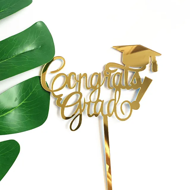 Acrylic Graduation Season Cake Decoration Insert 4 Style - Shop at LoveMi