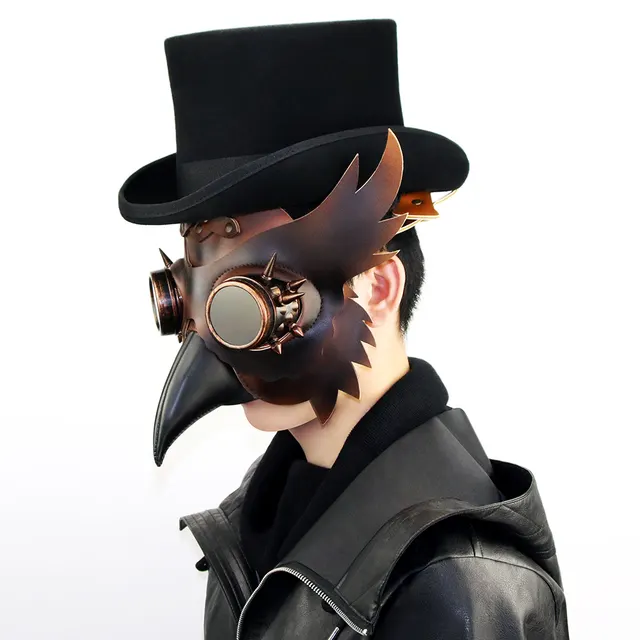 Steampunk Medieval Plague Beak Mask Coffee - Shop at LoveMi