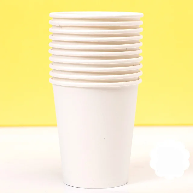 Colored Paper Plates Handmade Eco friendly Paper Plates Paper Cups White - Shop at LoveMi