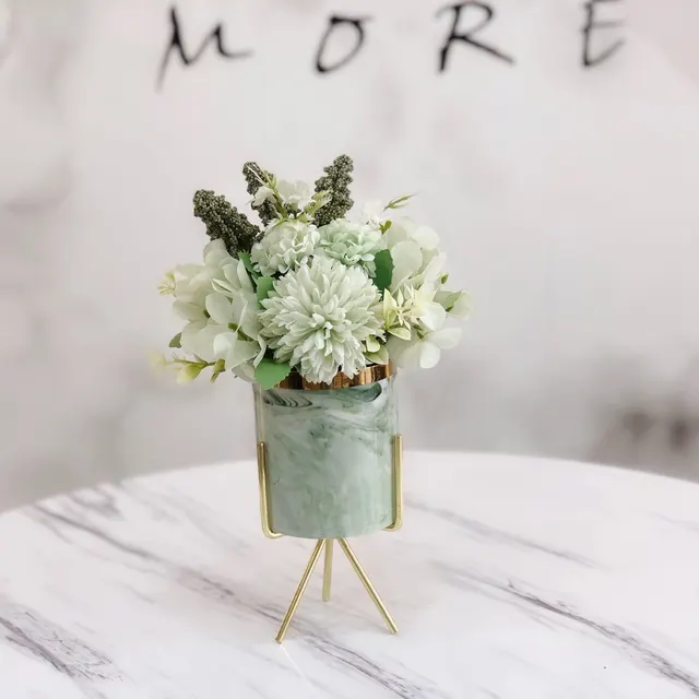 Hydrangea, Bonsai, Dried Flowers, Artificial Flowers, Artificial Flowers, Bouquets, Table Setting Flowers, Decorative Flowers Green - Shop at LoveMi