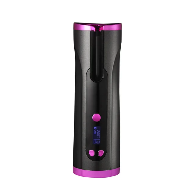 Fully Automatic Curling Iron Portable Wireless Black - Shop at LoveMi