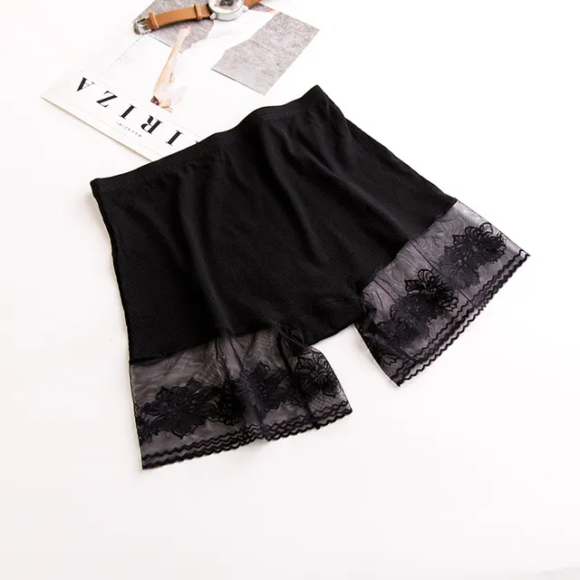 Lace Safety Pants Anti glare XL Non marking Boxer Briefs Black - Shop at LoveMi