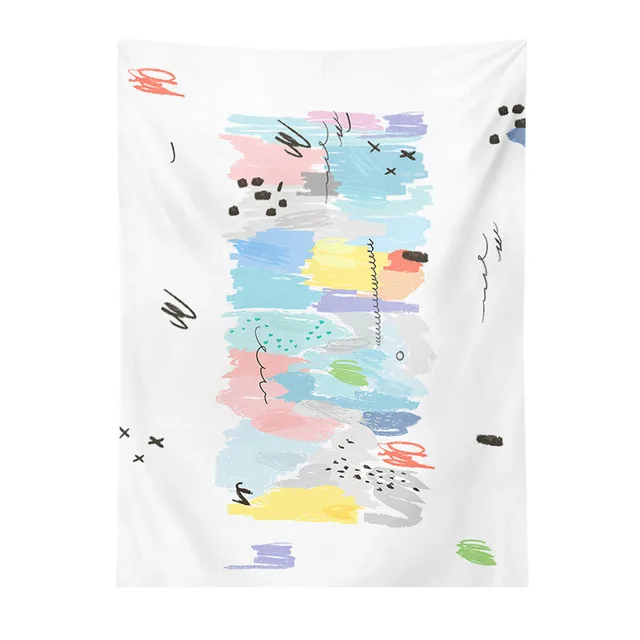 Abstract Art Cute Painting Minimalist Decorative Tapestry H - Shop at LoveMi
