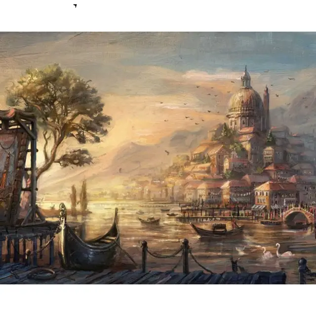 Diy Digital Oil Painting Living Room Bedroom Decorative Painting Beautiful Plant Flower Oil Color Painting - Shop at LoveMi