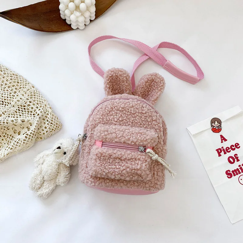 Bunny Ears Backpack, Bear Bag Plush, Super Cute And Cute For Children Pink - Shop at LoveMi