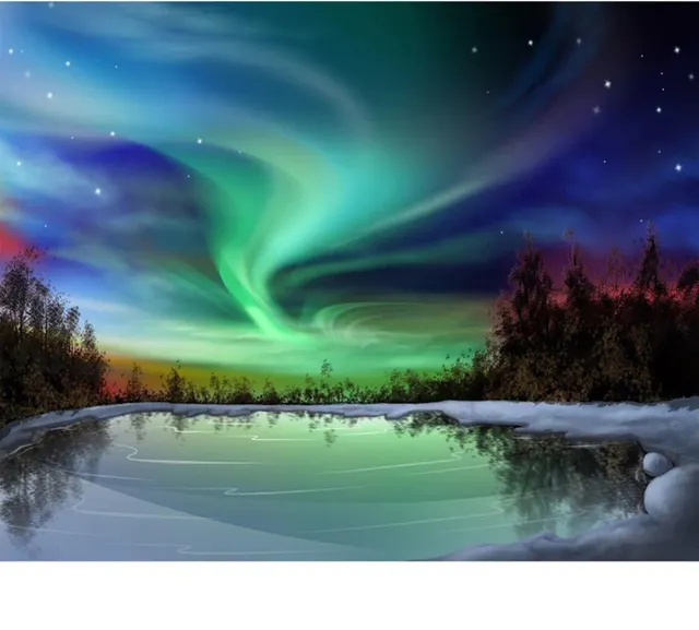 Chenistory Frame Sky DIY Painting By Number Landscape Wall Art Picture No Fram - Shop at LoveMi