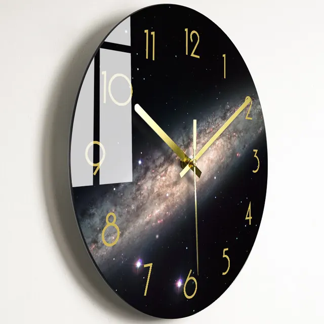 Luxury Silent Wall Clock Living Room Glass Clocks Wall 3Style - Shop at LoveMi