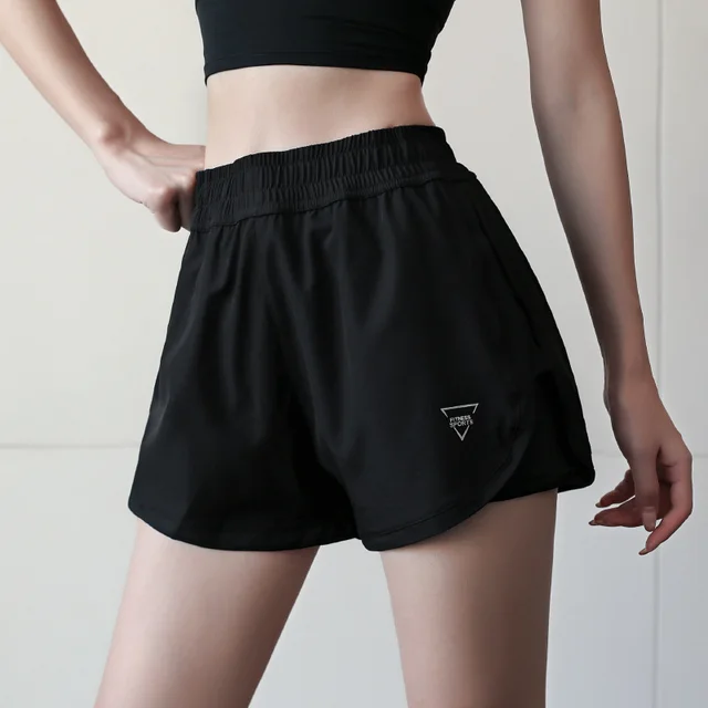 Sports Shorts Women''s Loose Fashion Leisure Summer Fast Dry Running Black - Shop at LoveMi