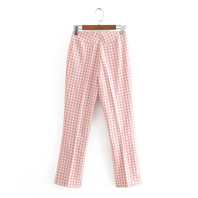 High Waist Flared Pants Suit Pink - Shop at LoveMi
