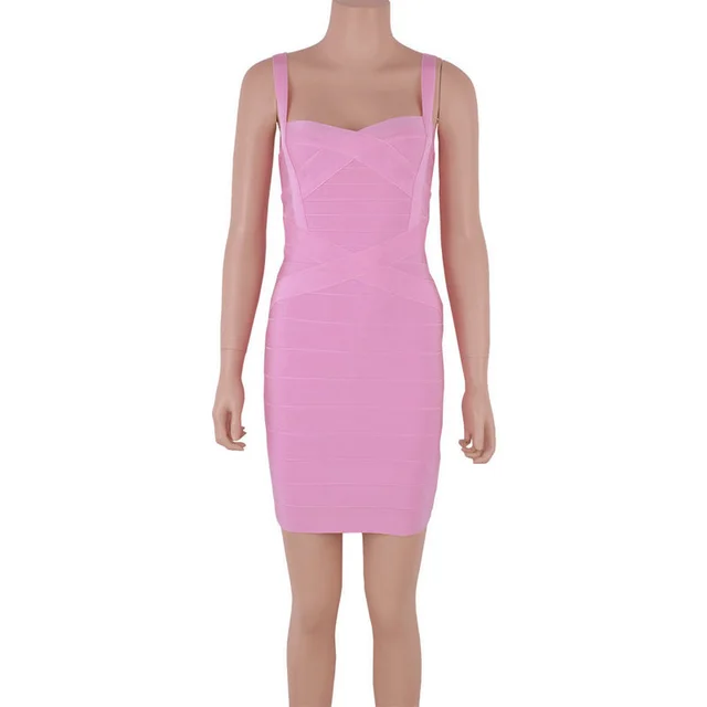 New Women Sexy Spaghetti Strap Rayon HL Elastic Celebrity Pink - Shop at LoveMi