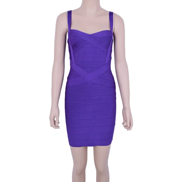New Women Sexy Spaghetti Strap Rayon HL Elastic Celebrity Purple - Shop at LoveMi