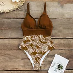 Women swimwear Swimsuit Bikini Sexy Plus Size OnePiece - D-M
