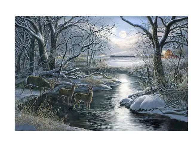 Silent Night DIY Digital Painting Kit Black - Shop at LoveMi