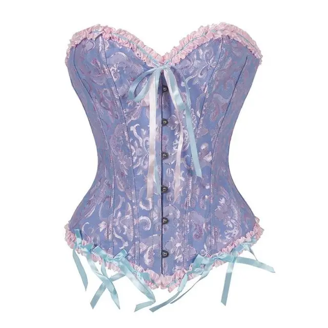 Bridal Wedding Dressing Corset, Chest up, Corset, Corset, Abdomen, Corset, Strapless Court Vest Purple - Shop at LoveMi