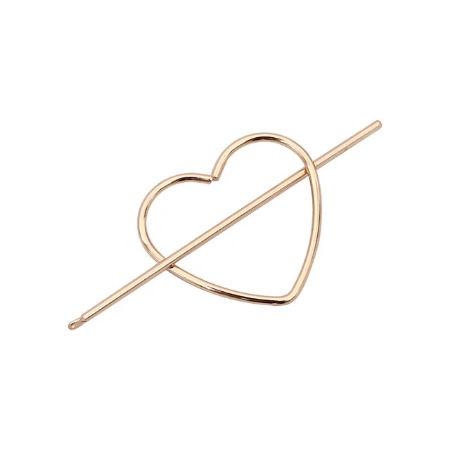 Geometric Metal Hairpin, Simple Modern Hairpin - Shop at LoveMi