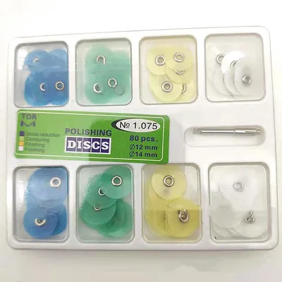 Dental Material 1.075 Polishing Disc Tooth Polishing Disc Oral Dental Equipment 80Tablets - Shop at LoveMi
