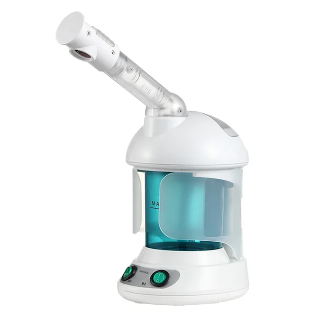 Portable Vapour Ozone Vaporizador Facial Steamer Face Care Skin Relax Moisturizer Beauty Aroma Herbal Steaming Face Spa Device White - Shop at LoveMi