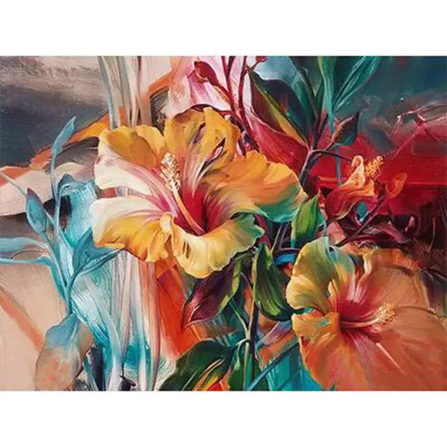DIY Digital Oil Painting Natural Landscape Flower Painting - Shop at LoveMi