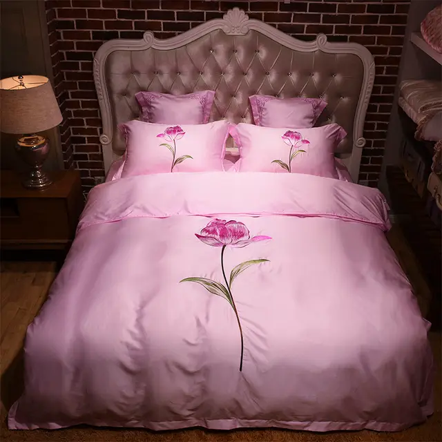 Bedclothes, Sheets, Washed Silk Bedding Pink - Shop at LoveMi