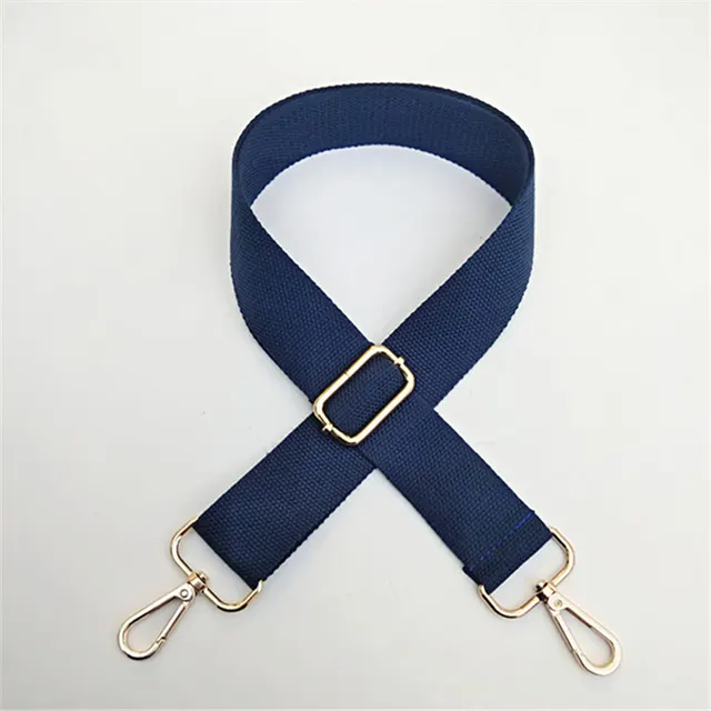 The New Solid Color Canvas Bag With Adjustable All match Bag Straps, Bag Accessories, Long Straps, Anti gravity Shoulder Straps Blue - Shop at LoveMi