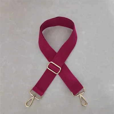 The New Solid Color Canvas Bag With Adjustable All match Bag Straps, Bag Accessories, Long Straps, Anti gravity Shoulder Straps Deep Rose - Shop at LoveMi