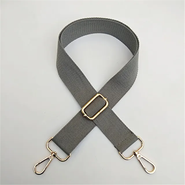 The New Solid Color Canvas Bag With Adjustable All match Bag Straps, Bag Accessories, Long Straps, Anti gravity Shoulder Straps Gray - Shop at LoveMi