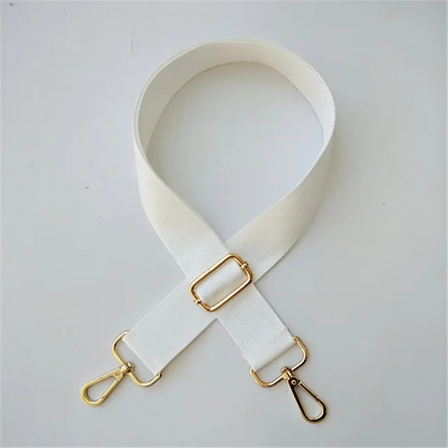 The New Solid Color Canvas Bag With Adjustable All match Bag Straps, Bag Accessories, Long Straps, Anti gravity Shoulder Straps White - Shop at LoveMi