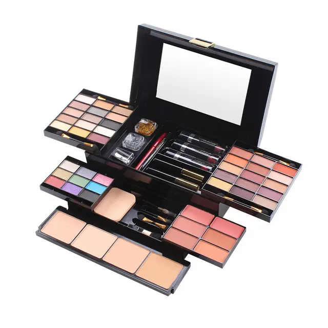 Matte Eyeshadow Box Cosmetic Case Multi function Make up Tray South American Color - Shop at LoveMi
