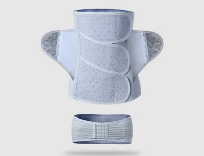Postpartum Abdomen Belt Sculpting Waist Corset Smooth Three Ears Blue - Shop at LoveMi