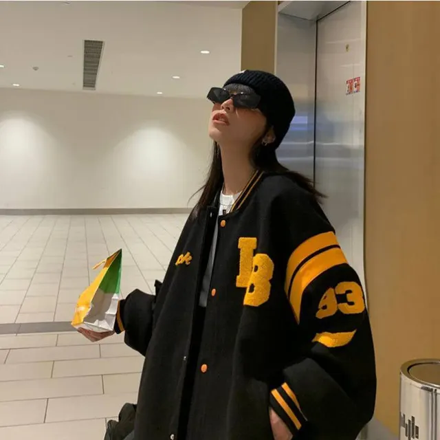 New Japanese Black Hooded Zipper Padded Sweater Black - Shop at LoveMi